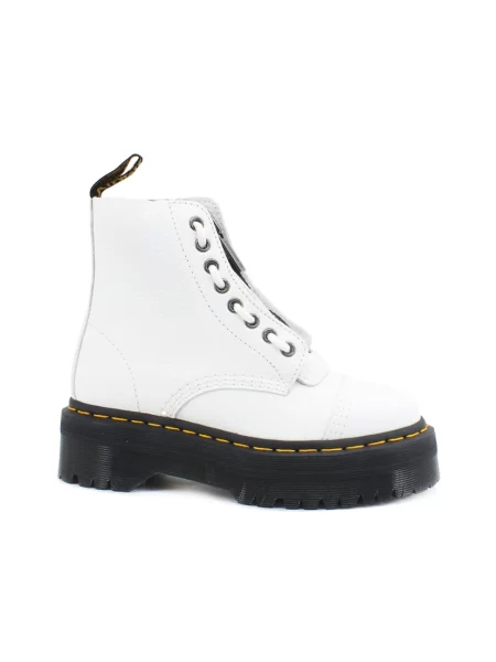 Dr. Martens Patent Lamper Boots W Kobiety Obuwie Dr. Martens Size: 4 biały