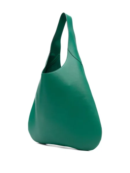 Geanta de piele Carven din piele verde