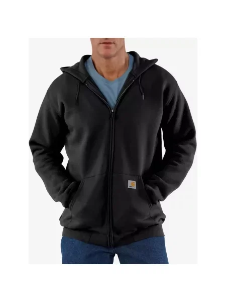 Bluza z kapturem Carhartt Classic Full Zip czysty XS czarny