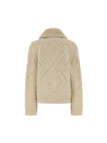 Kurtka Ermanno Scervino wełniana beżowa