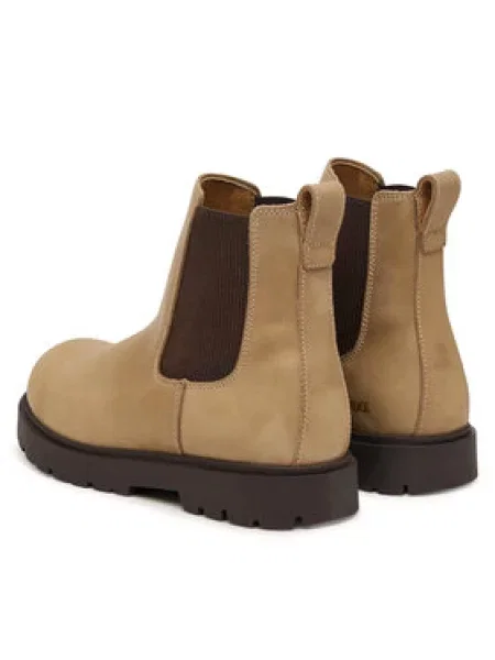 Členková obuv s elastickým prvkom Birkenstock Highwood Slip On béžová