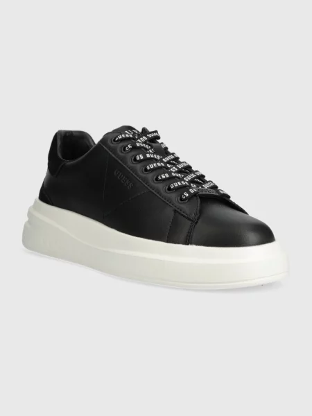 Guess sneakers din piele ELBA negru