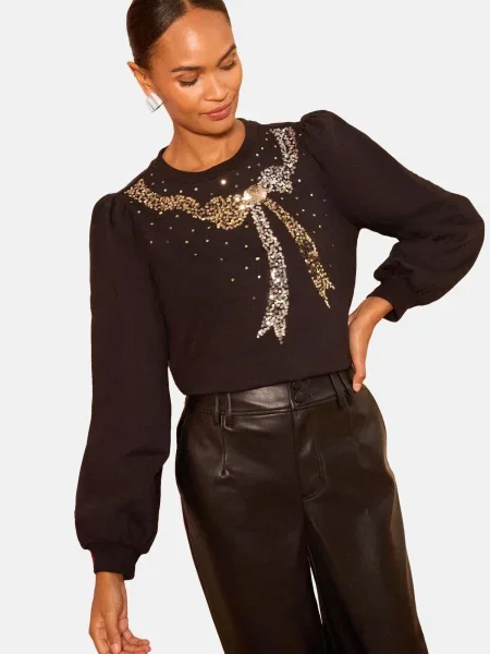 Palton Love & Roses negru