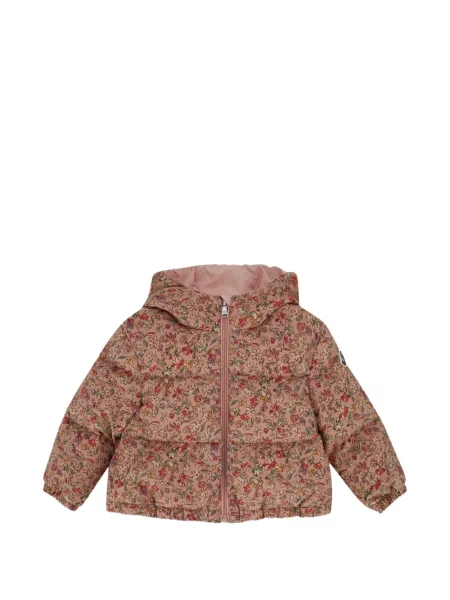 Kurtka dziecięca Moncler Enfant różowa