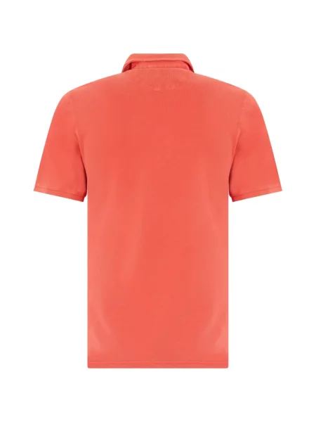 Scurt tricou polo Fedeli portocaliu