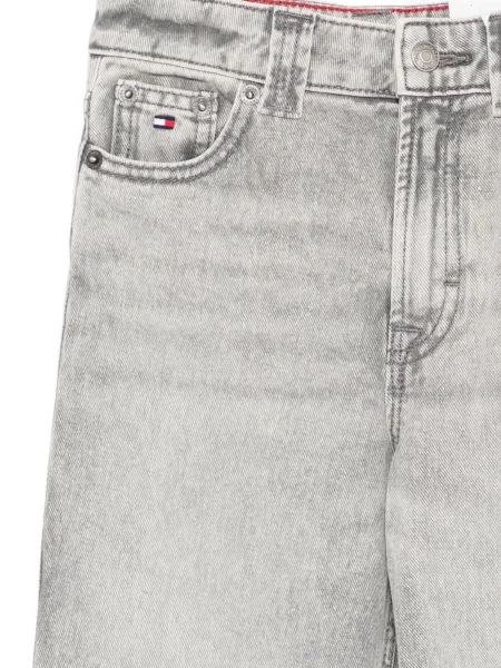 Dětské džíny Tommy Hilfiger šedé