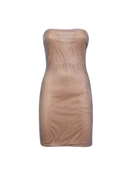 Mała sukienka mini Genny z siateczką garniturowa czarna