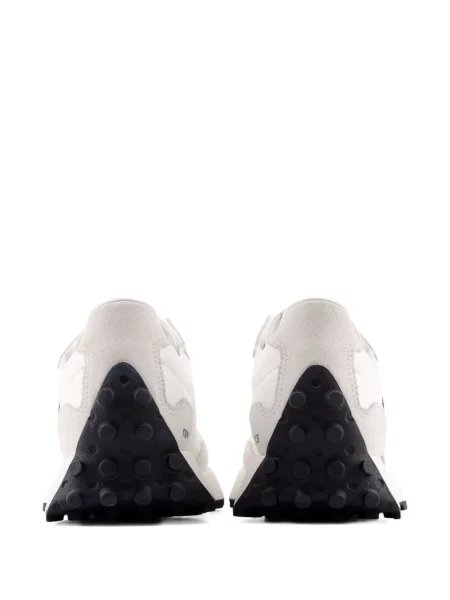 Кожено яке New Balance с автограф сиво