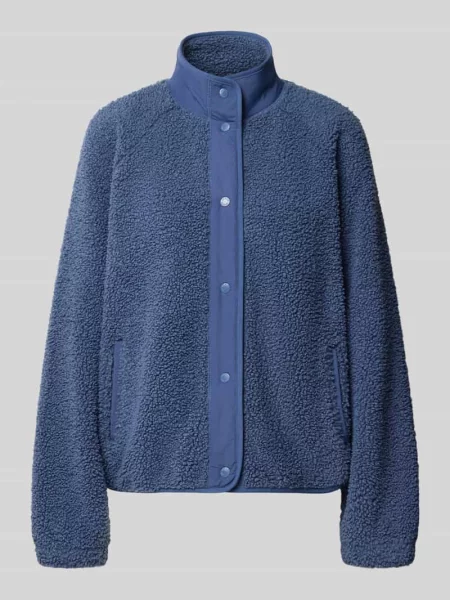Bluza dresowa o kroju relaxed fit z efektem misia Jake*s Casual niebieska