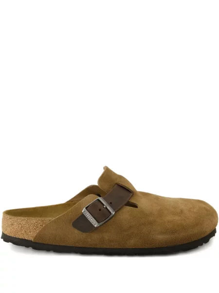 Papuci tip mules Birkenstock maro