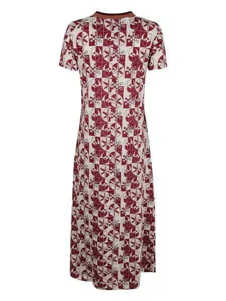 Rochie maxi La Doublej de costum roșu