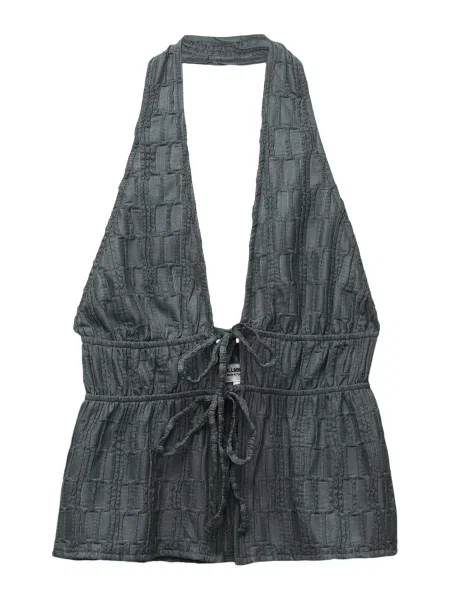 Top Pull&bear šedý