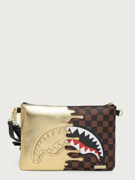 Geantă Sprayground din piele maro