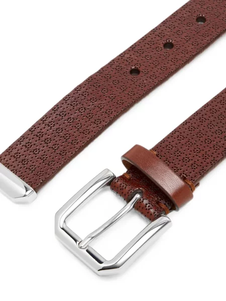 Cu centură curea Brunello Cucinelli din piele maro