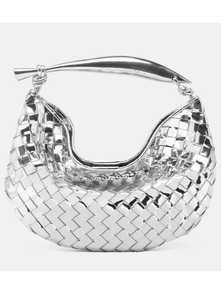 Usnjena torbica Bottega Veneta Handle