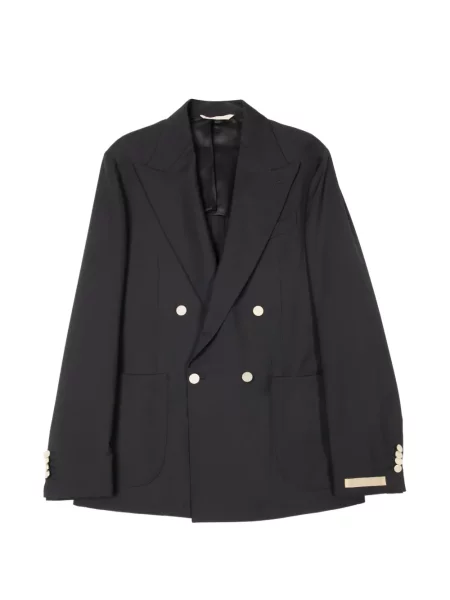 Sako s dvostrukim kopčanjem Briglia 1949 na dvostruko kopčanje crna