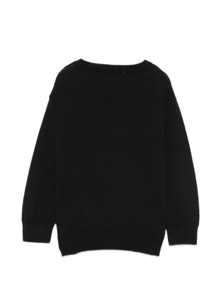 Sweter dziecięcy Moschino czarny