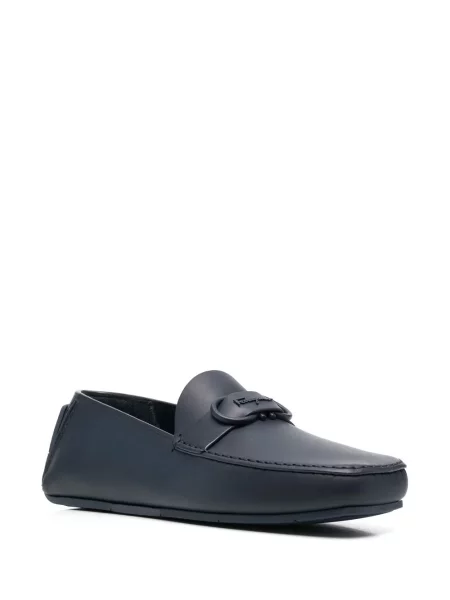 Pantofi loafer Ferragamo slip-on albastru