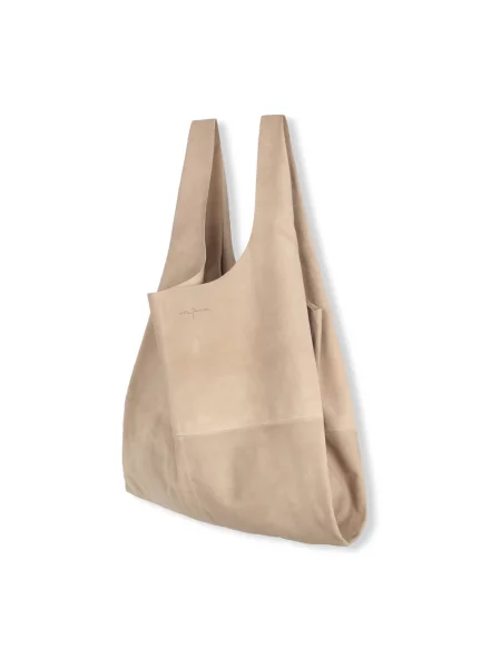 Shopperka Cortana zamszowa beżowa