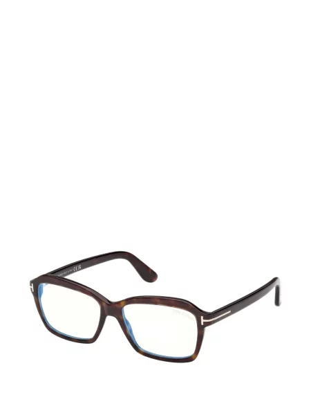 Τετράγωνα γυαλιά ηλίου Tom Ford Eyewear καφέ