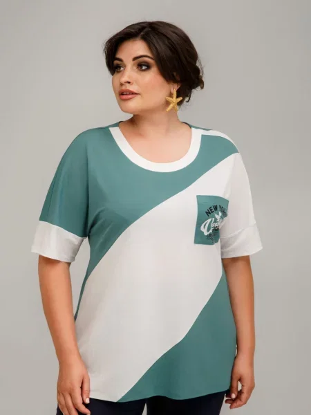 Футболка All Posa світло-зелений бавовна/поліестер зелена