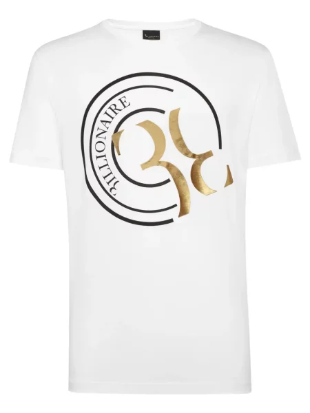 Tricou Billionaire cu imagine alb