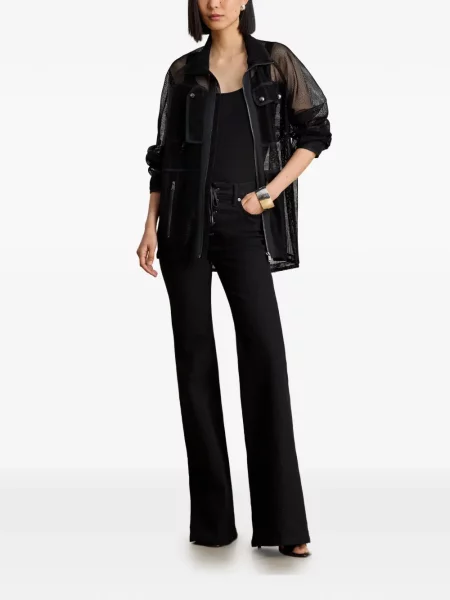 Geacă Lauren Ralph Lauren plasă negru