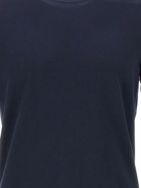 Tricou Gran Sasso cu decolteu rotund albastru