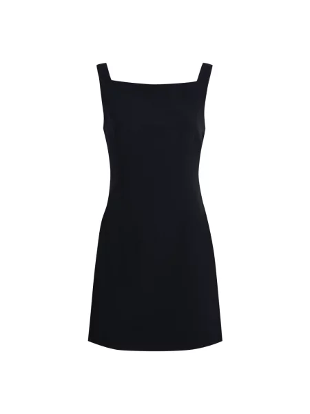 Satynowa sukienka Givenchy czarna