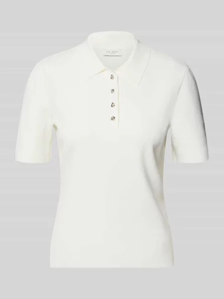 T-shirt z mieszanki z kołnierzykiem polo model ELBETH' Ted Baker
