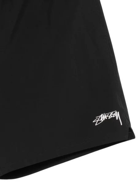Pantaloni scurți Stüssy cu autograf negru