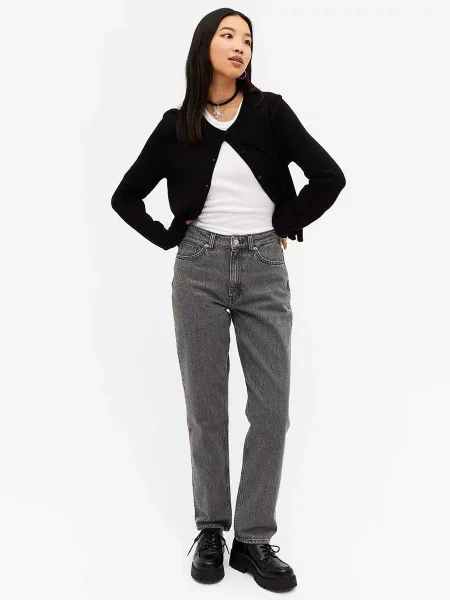 Завужені джинси Monki сірий