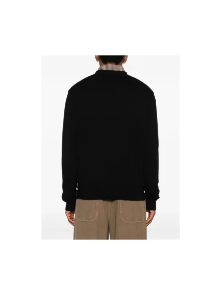 Sweter Sunflower z dekoltem w serek czarny
