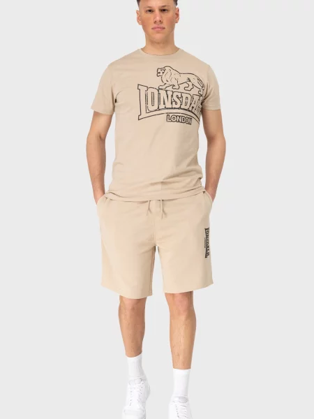 Спортивные шорты Lonsdale бежевые