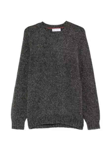 Pulover Brunello Cucinelli gri