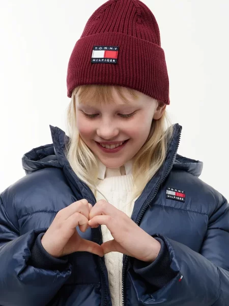 Tommy Hilfiger шапка beanie за деца от