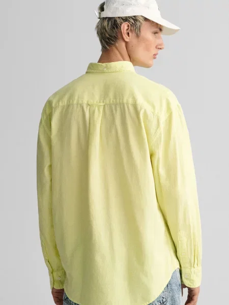 Рубашка Gant желтая