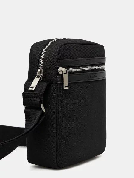 Válltáska Calvin Klein Contrast Reporter fekete