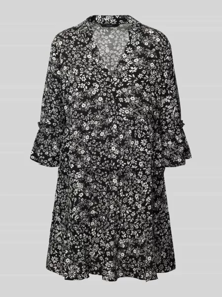 Sukienka tunikowa mini z czystej model ‘EASY JOY’ Vero Moda czarna