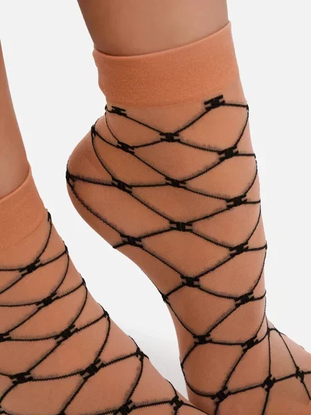 Носки Elisabetta Franchi бежевые
