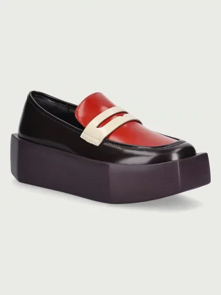 United Nude Mokasíny kožené Stone Loafer Lo hnědé