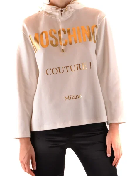 Bluza z kapturem Moschino z kapturem czarna