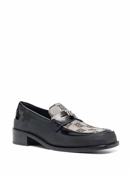 Žakárové loafers Misbhv černé
