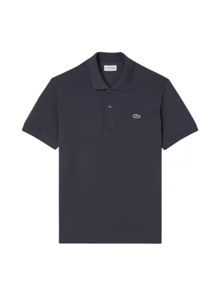 Koszulka polo Lacoste z krótkim rękawem szara