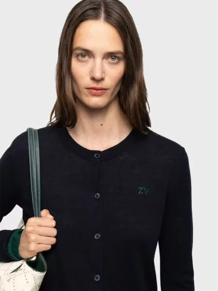 Кашеміровий кардиган Zadig&voltaire синій