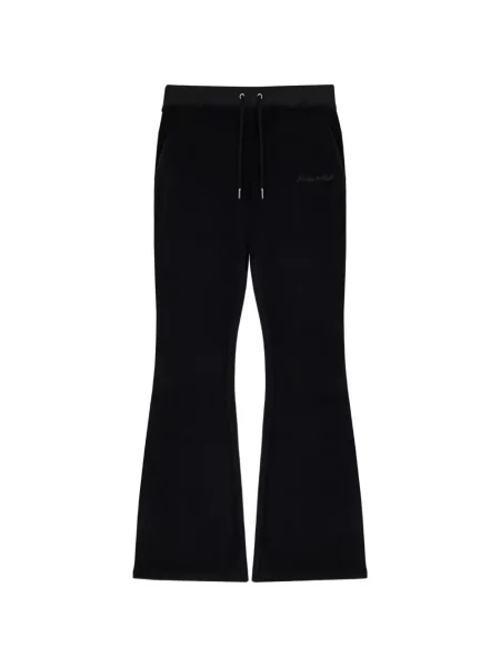 Pantaloni Sporty & Rich alergare cu autograf negru
