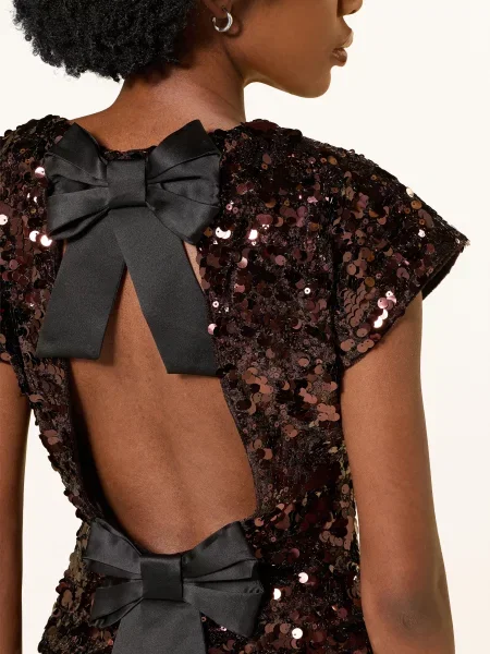 Top Ganni z cekinami