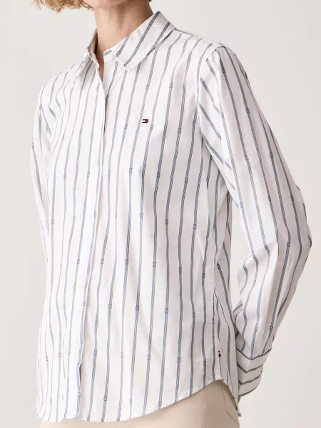 Tommy Hilfiger риза дамска от бяло