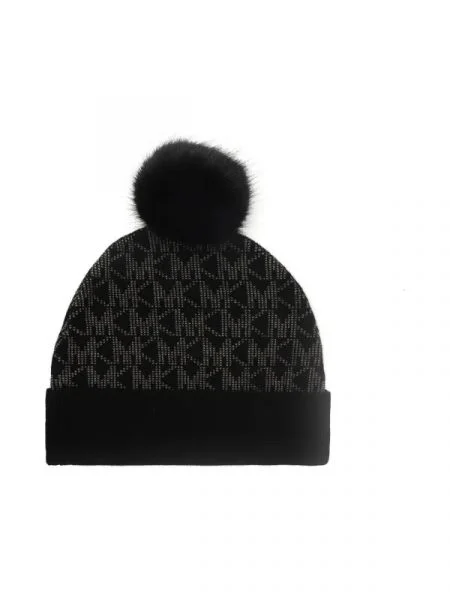 Michael Kors Căciulă cu adaos de lână și cașmir negru