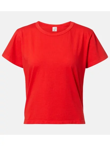 Tricou Leset din jerseu roșu